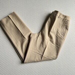 Jones New York Wool Trousers 6 6P Petite Tan Camel Pants Women's Academia Work